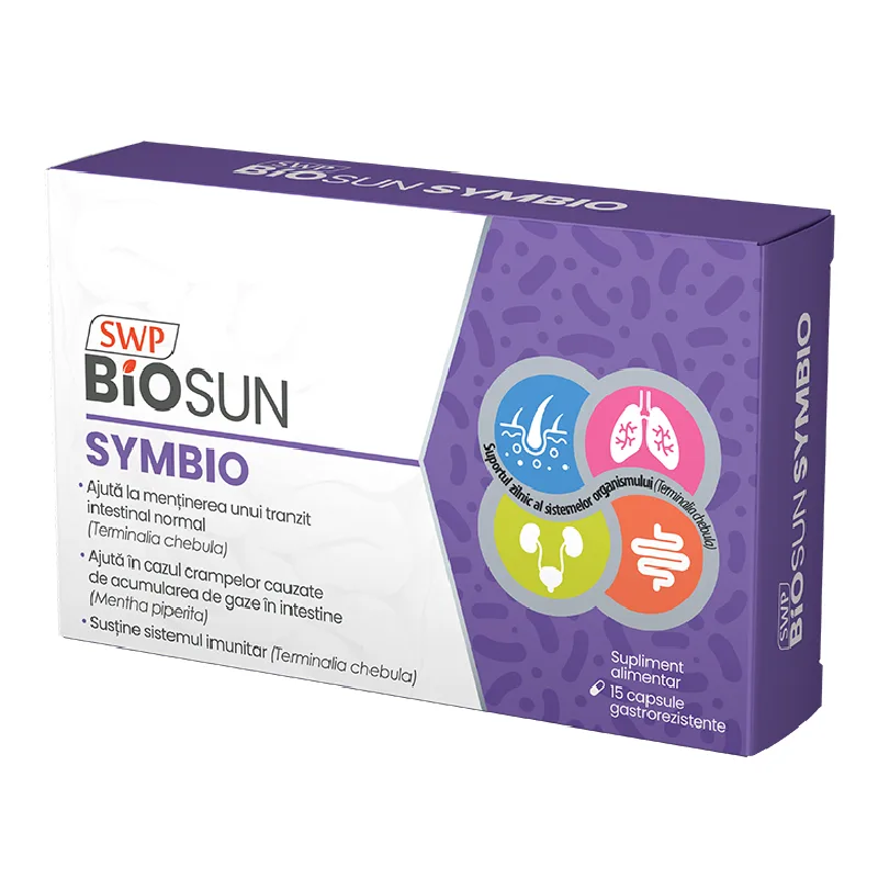 Biosun Symbio, 15 capsule, Sun Wave Pharma — preț și oferte