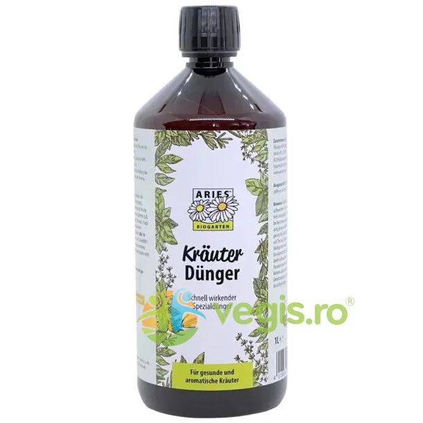 Fertilizant Bio de Origine Vegetala pentru Ierburi Aromatice 1L ARIES — preț și oferte