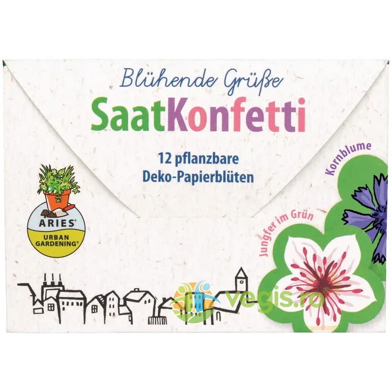 Confetti cu Seminte de Flori Decorative Bio 12buc ARIES — preț și oferte