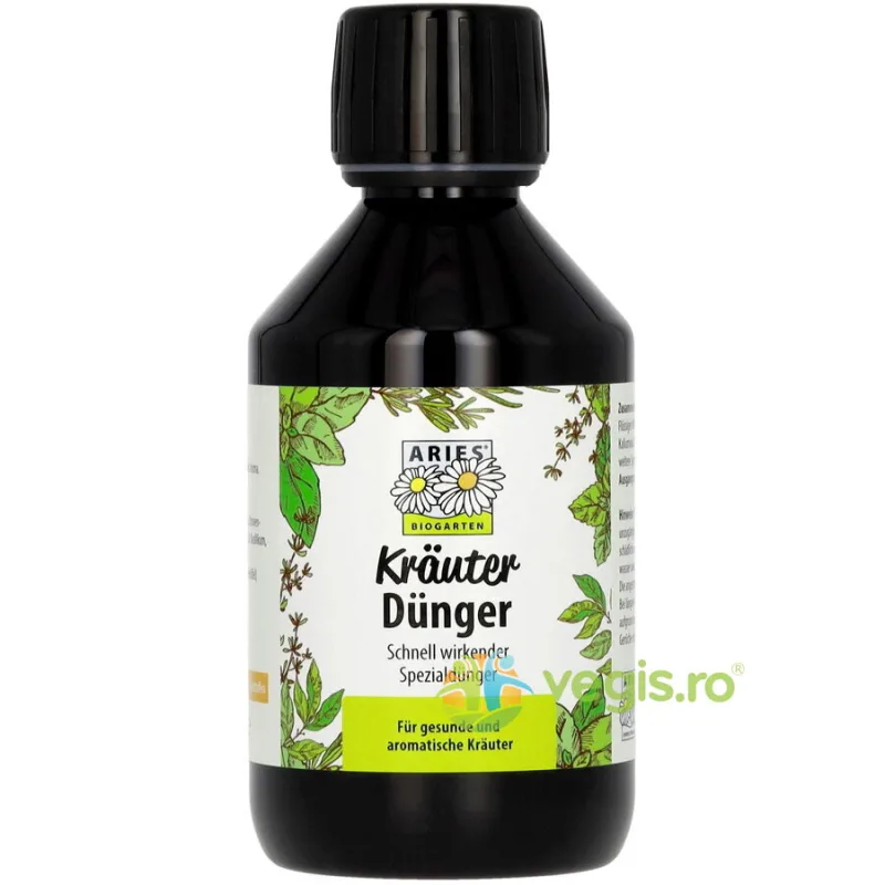 Fertilizant Bio de Origine Vegetala pentru Ierburi Aromatice 250ml ARIES — preț și oferte