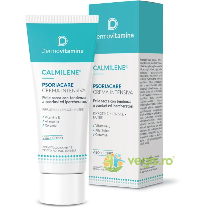 Calmilene Psoriacare Crema Intensiva 50ml DERMOVITAMINA — preț și oferte
