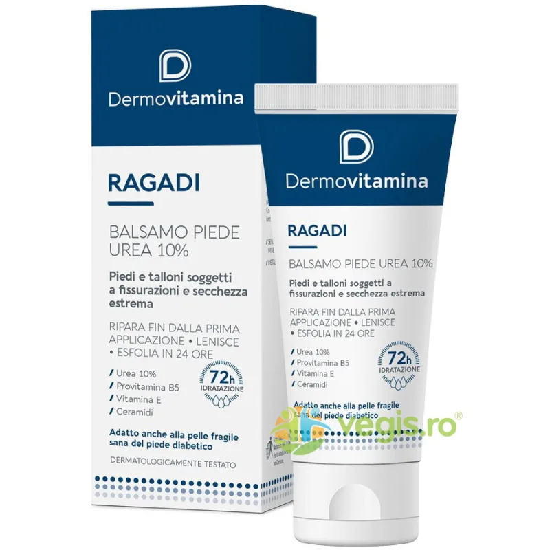 Ragadi Balsam pentru Picioare cu 10% Uree 75ml DERMOVITAMINA — preț și oferte