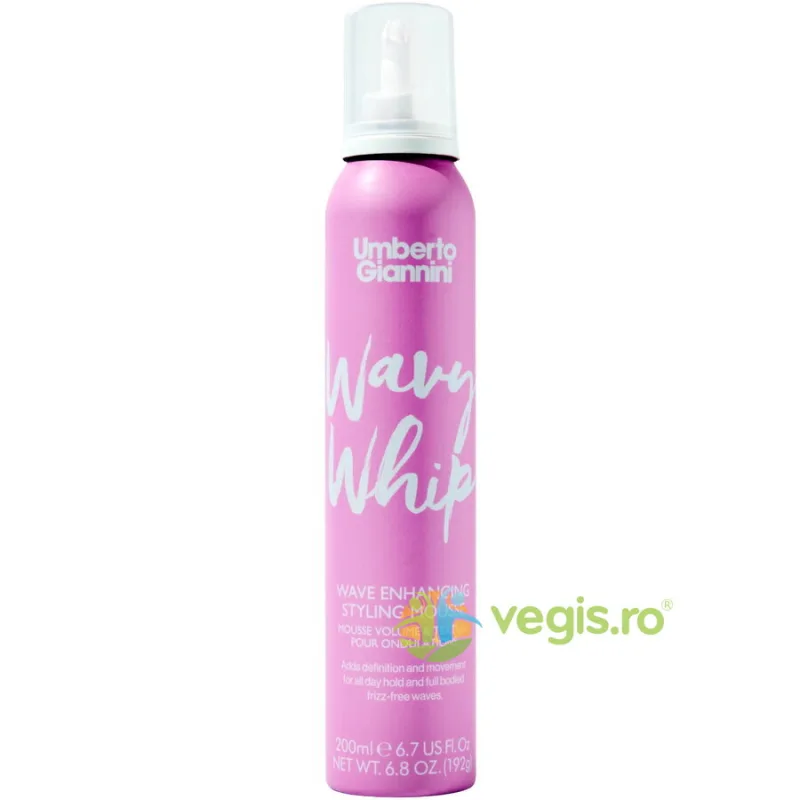 Spuma Volumizanta si Texturizanta pentru Activarea Parului Ondulat Wavy Whip 200ml UMBERTO GIANNINI — preț și oferte