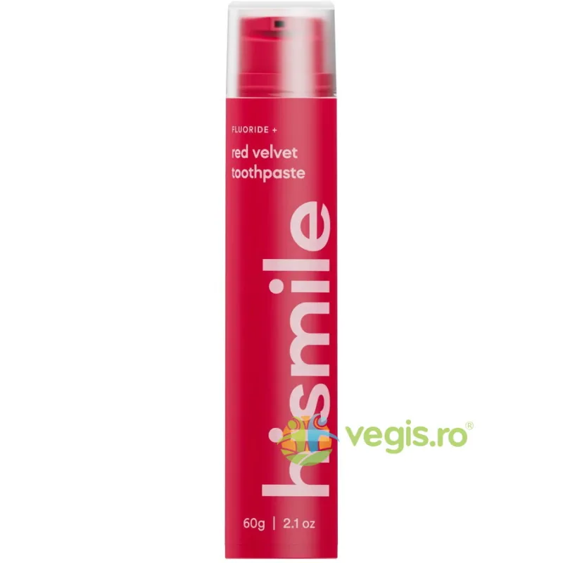 Pasta de Dinti cu Fluor si Aroma de Tort Red Velvet 60g HISMILE — preț și oferte