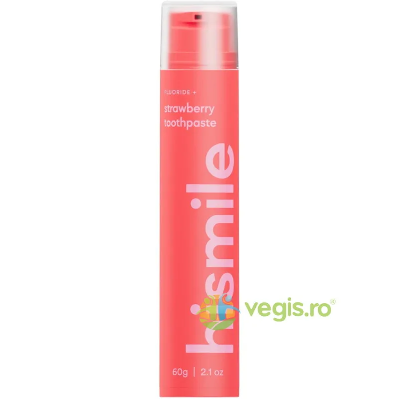 Pasta de Dinti cu Fluor si Aroma de Capsune Strawberry 60g HISMILE — preț și oferte