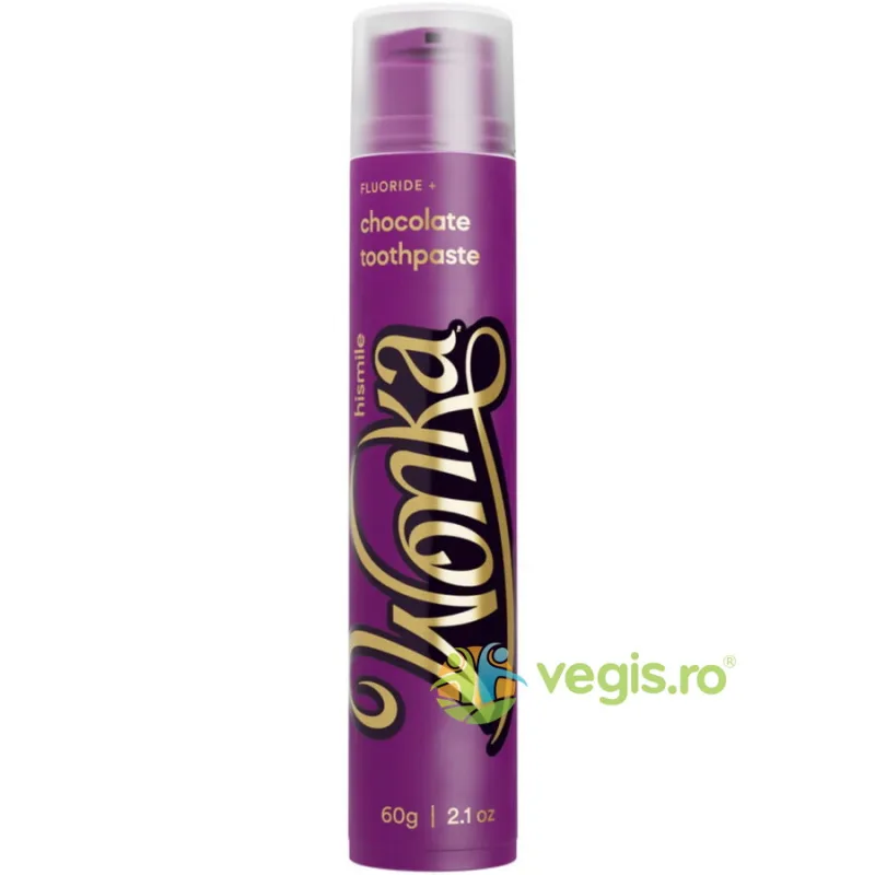 Pasta de Dinti cu Fluor si Aroma de Ciocolata Wonka Chocolate 60g HISMILE — preț și oferte