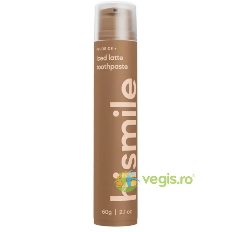 Pasta de Dinti cu Fluor si Aroma de Cafea cu Lapte Iced Latte 60g HISMILE — preț și oferte