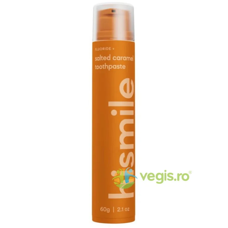 Pasta de Dinti cu Fluor si Aroma de Caramel Sarat Salted Caramel 60g HISMILE — preț și oferte
