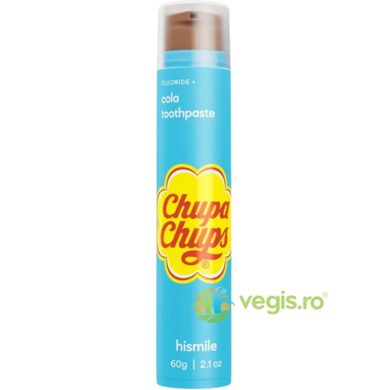 Pasta de Dinti cu Fluor si Aroma de Cola Chupa Chup Cola 60g HISMILE — preț și oferte