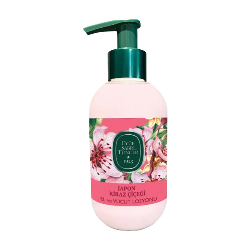 Lotiune de maini si corp cu ulei natural de masline Japanese Cherry Blossom 280ml, Eyup EYUP SABRI TUNCER — preț și oferte