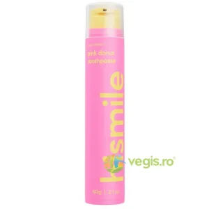 Pasta de Dinti cu Fluor si Aroma de Gogosi Pink Donut 60g