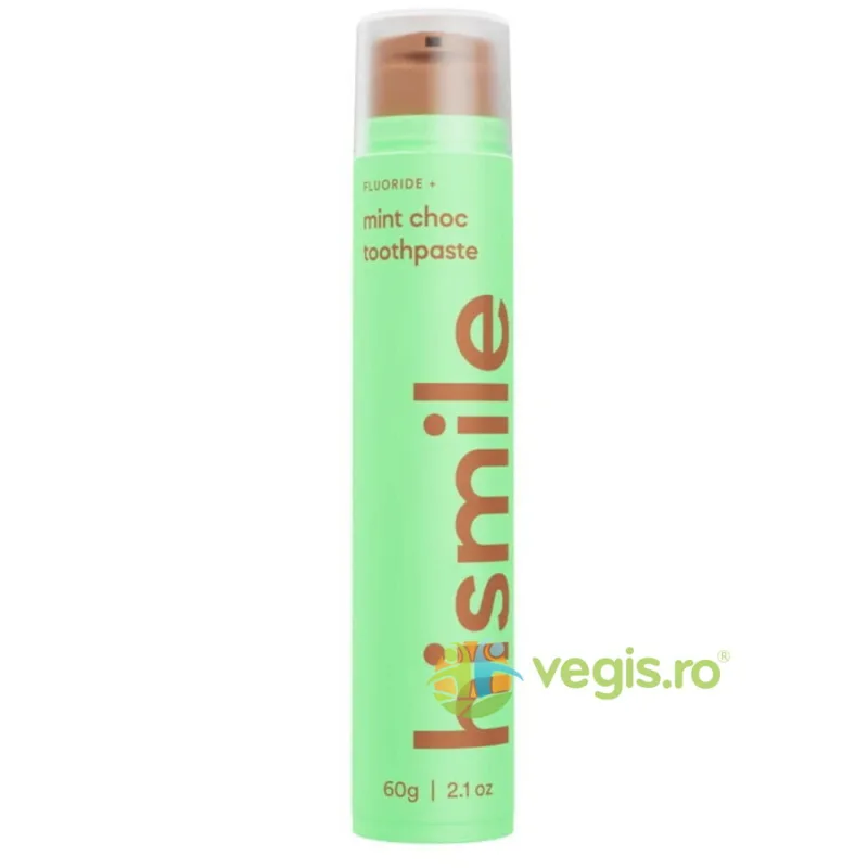 Pasta de Dinti cu Fluor si Aroma de Menta si Ciocolata Mint Choc 60g HISMILE — preț și oferte