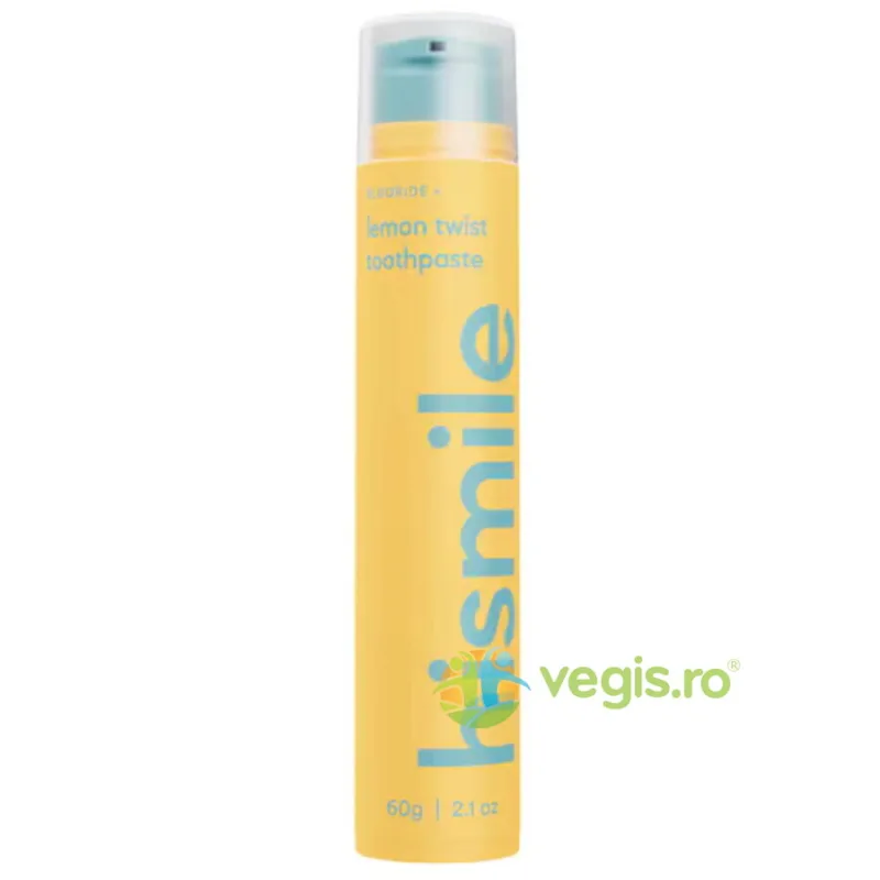 Pasta de Dinti cu Fluor si Aroma de Lamaie Lemon Twist 60g HISMILE — preț și oferte