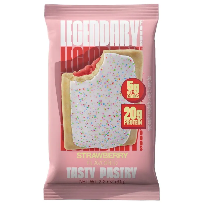 Prajitura Proteica cu Aroma de Capsuni 61g LEGENDARY FOODS — preț și oferte
