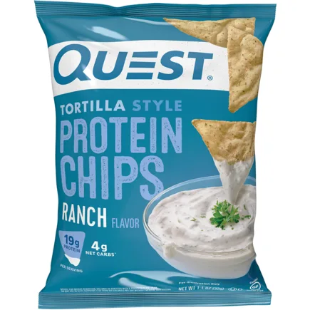 Chips-uri Tortilla cu Aroma de Ranch 32g QUEST NUTRITION — preț și oferte