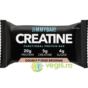 Baton Proteic cu Creatina cu Aroma de Brownie cu Extra Ciocolata 58g