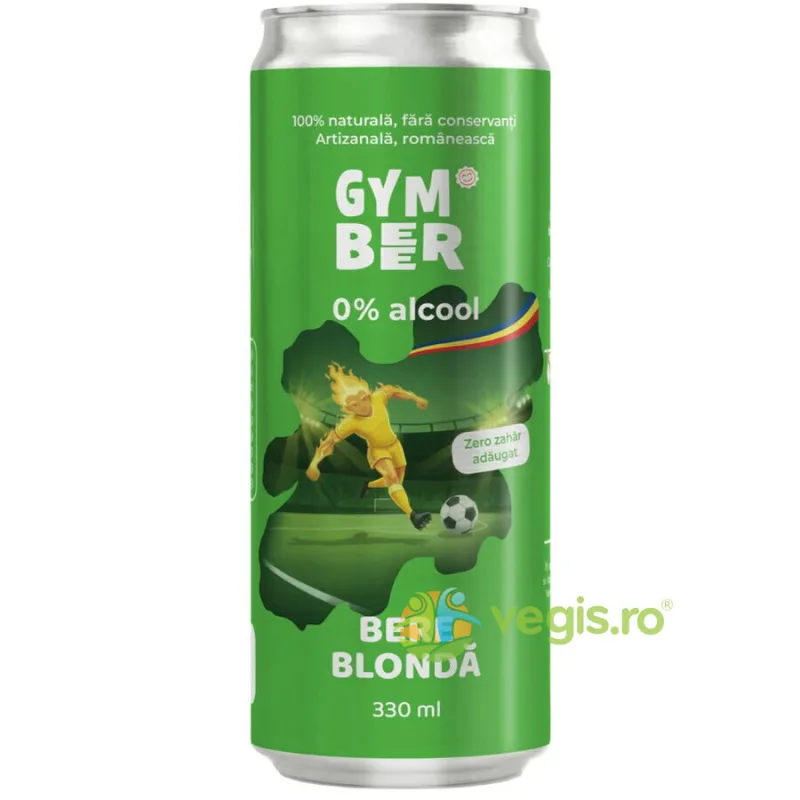 Bere Blonda 0% Alcool fara Zahar Adaugat 330ml GYM BEER — preț și oferte