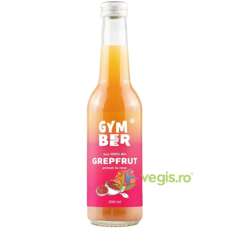 Suc de Grapefruit 100% Natural fara Zahar Adaugat 330ml GYM BEER — preț și oferte