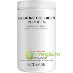 Formula Avansata cu Colagen Marin, Creatina si Nutrienti Esentiali cu Aroma de Vanilie 426g