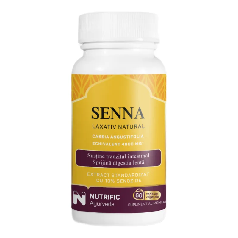 Senna, 60 capsule vegetale, Nutrific — preț și oferte