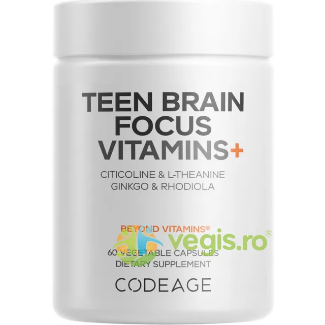 Vitamine pentru Concentrare si Echilibru Mental pentru Adolescenti 60cps CODEAGE — preț și oferte