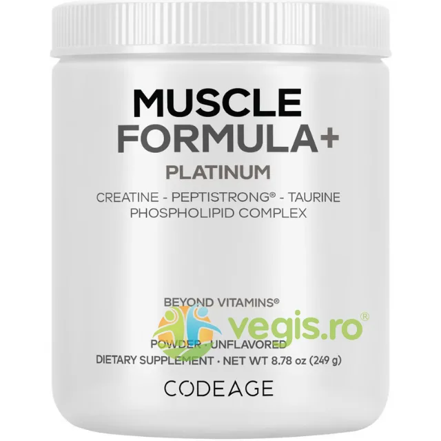 Formula Avansata pentru Forta, Masa Musculara si Recuperare fara Aroma 249g CODEAGE — preț și oferte