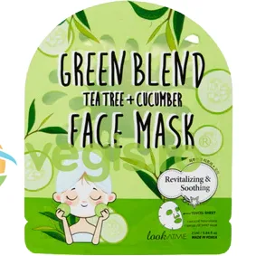 Masca Tip Servetel Revitalizanta si Calmanta cu Ceai Verde si Castravete 25ml LOOK AT ME — preț și oferte
