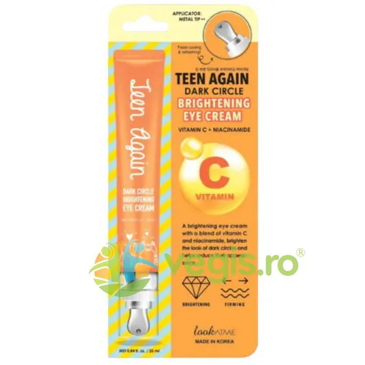 Crema pentru Zona Ochilor cu Vitamina C si Niacinamide Teen Again 25ml — preț și oferte