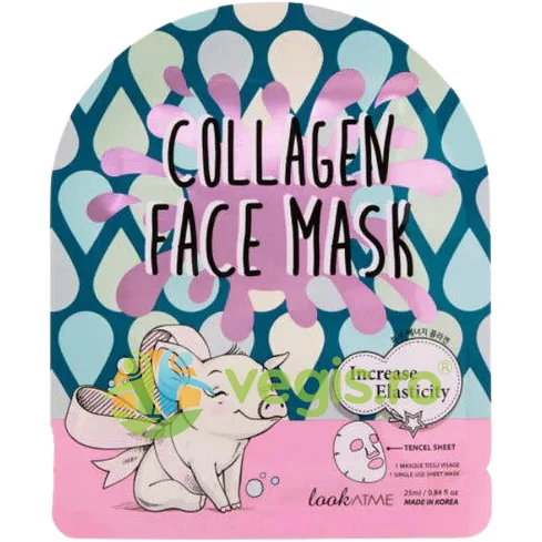 Masca Tip Servetel pentru Elasticitatea Pielii cu Colagen 25ml LOOK AT ME — preț și oferte