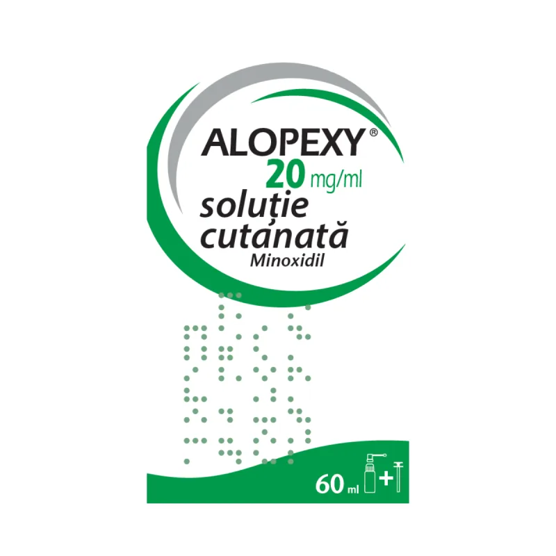 Alopexy, 20mg/ml soluţie cutanată, Pierre Fabre  | 60 ml  PIERRE FABRE MED-162 — preț și oferte