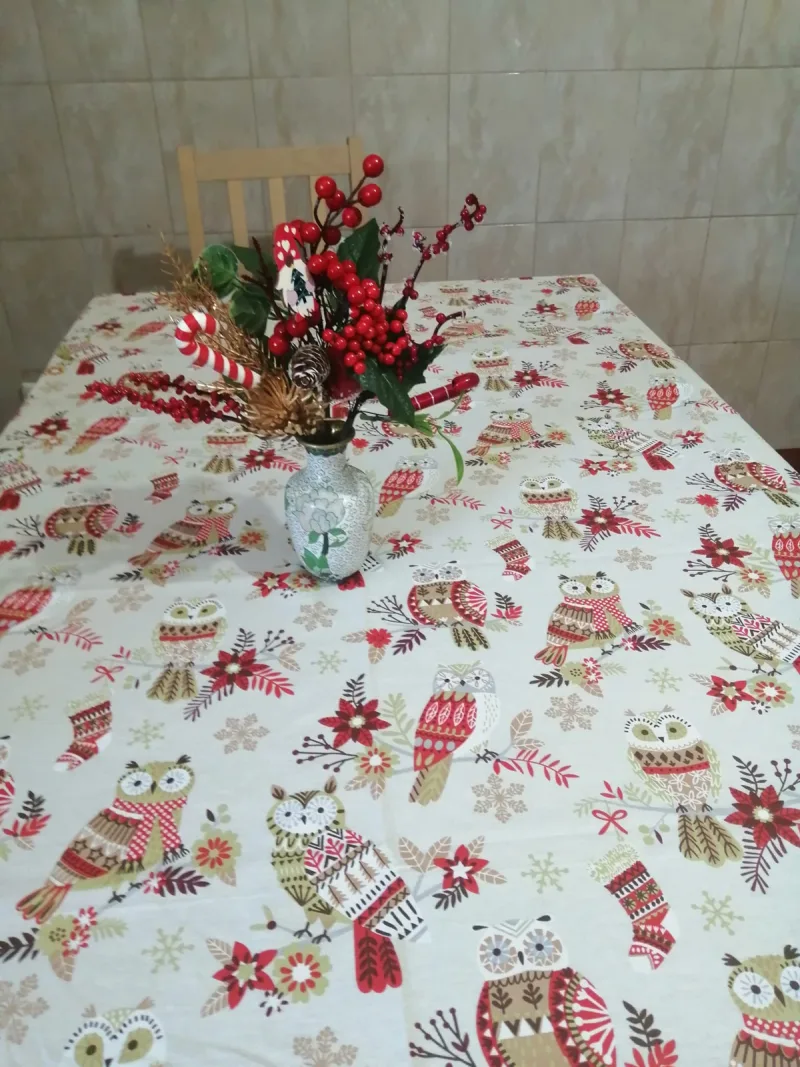 Fata de masa (mica) BBC Ranforce, crem bufnite, 120x150 cm, Andana | 1 buc ANDANA INFINITY — preț și oferte