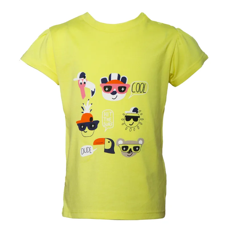 Tricou bebe maneca scurta DL06 galben/imprimeu, Danina | 6 luni DANINA INFINITY — preț și oferte
