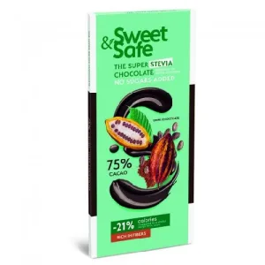 Ciocolata Amaruie 75% Cacao, Sly Diet, 90g