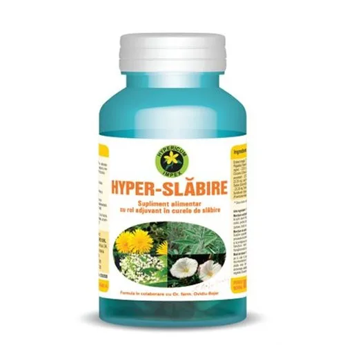 Hyper Slabire 60cps 280mg Hypericum — preț și oferte