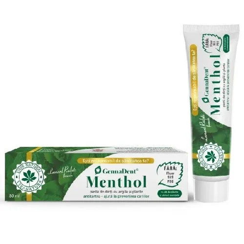 Pasta Dinti Gennadent Menthol 80ml Vivanatura — preț și oferte