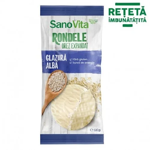 Rondele Grau Glazura Iaurt 66gr Sanovita — preț și oferte