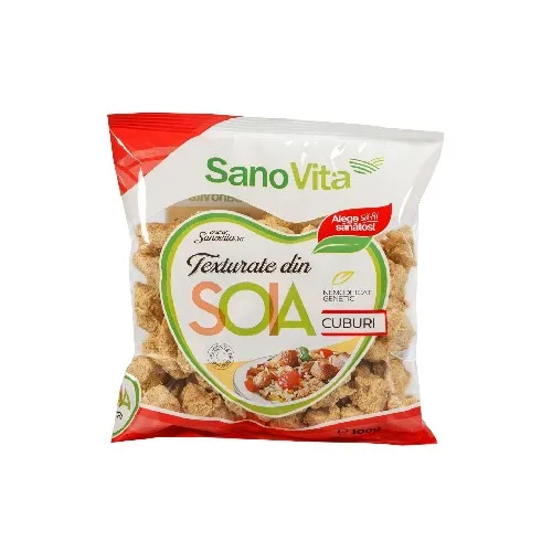 Soia cuburi, 100gr, Sanovita — preț și oferte