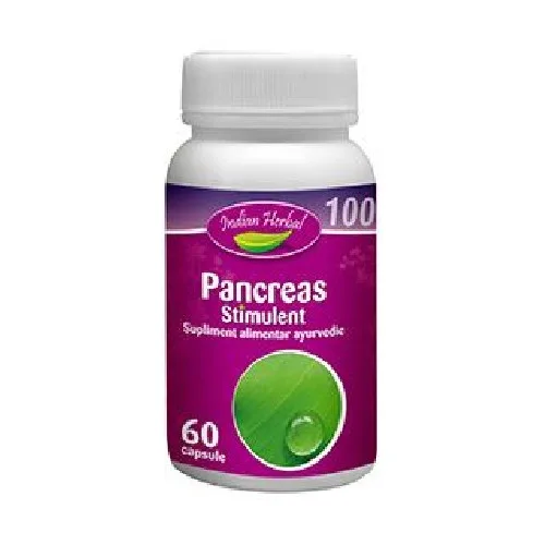 Pancreas Stimulent 60cps Indian Herbal — preț și oferte