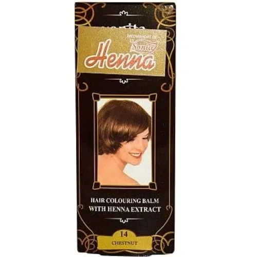 Henna Balsam Colorare Nr.14 Castaniu 75ml Henna Sonia — preț și oferte