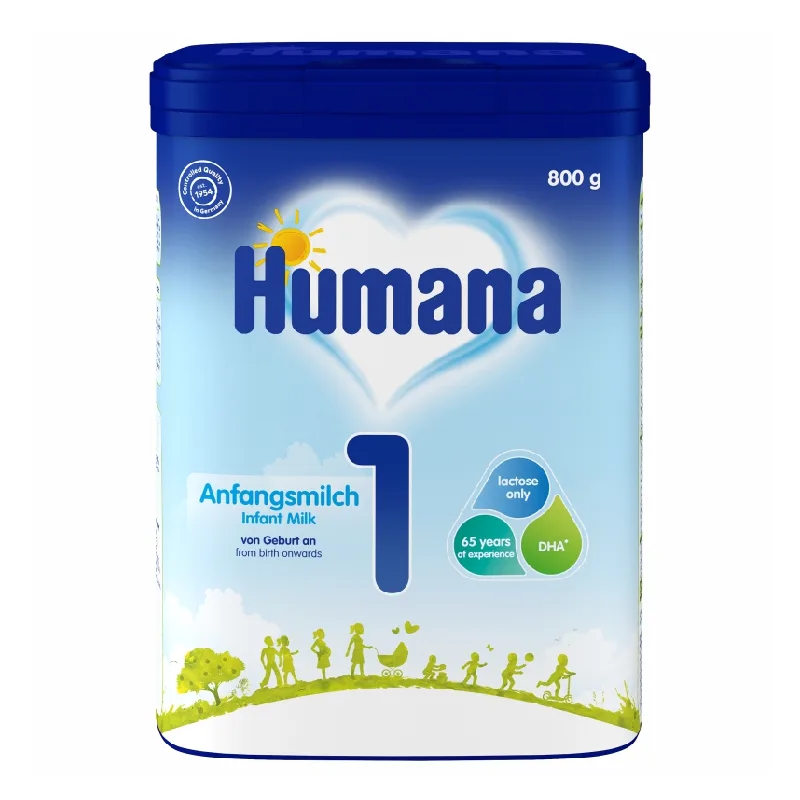 Formula de lapte de inceput 1, +0 luni, 800 g, Humana — preț și oferte