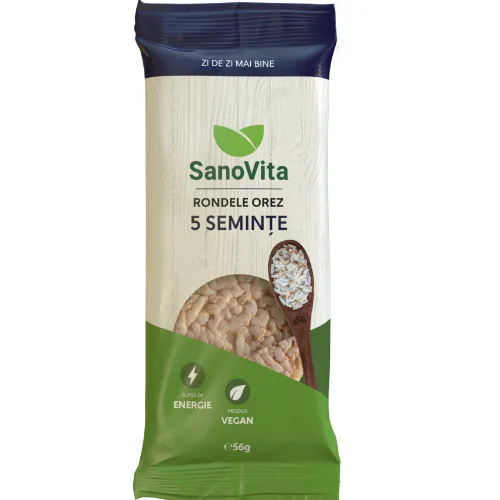 Rondele Orez 5 Seminte 56gr Sano Vita — preț și oferte