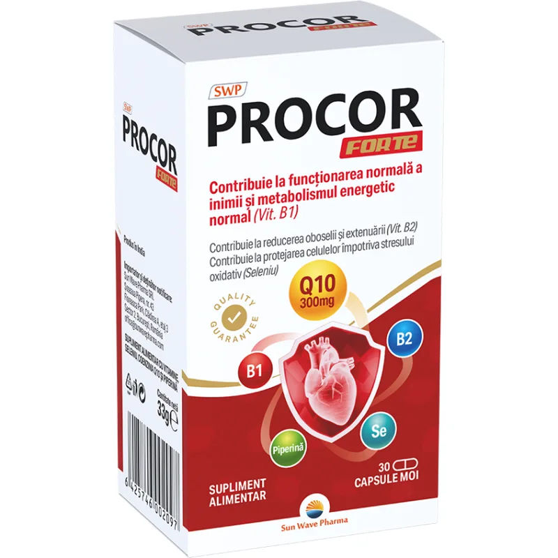Procor Forte 30cps SUN WAVE PHARMA — preț și oferte