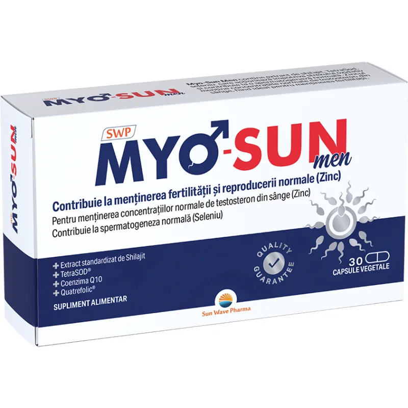 Myo-Sun Men 30cps SUN WAVE PHARMA — preț și oferte