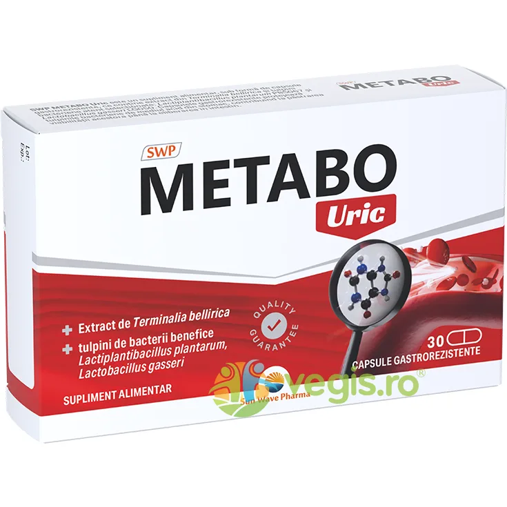 Metabo Uric 30cps SUN WAVE PHARMA — preț și oferte