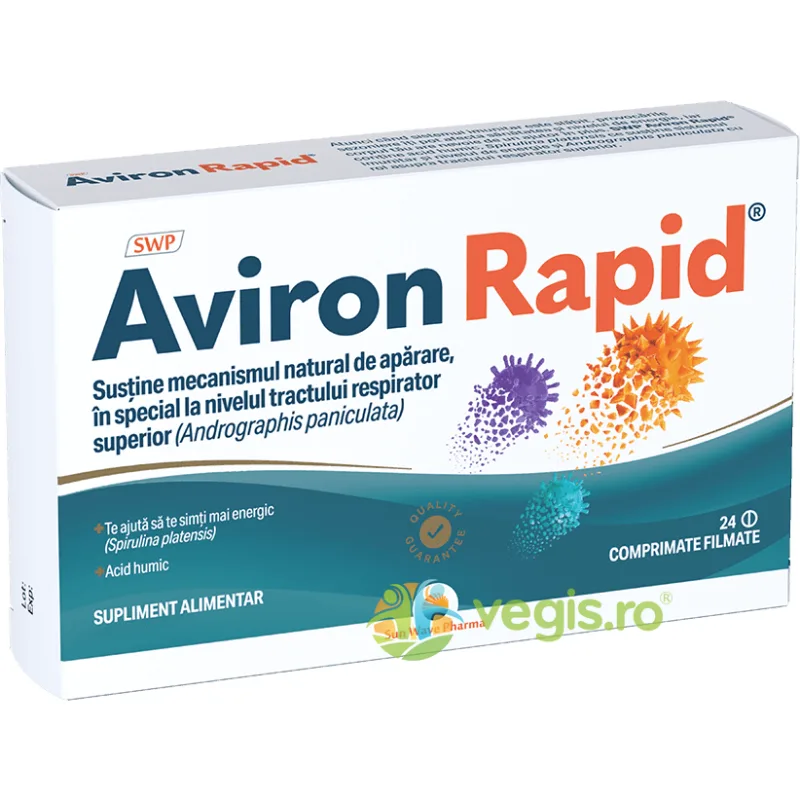Aviron Rapid 24cpr SUN WAVE PHARMA — preț și oferte