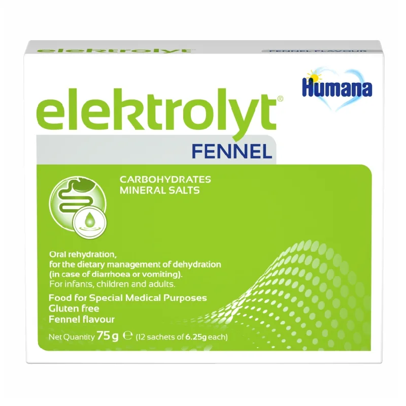 Elektrolyt cu Fenicul, 12 plicuri, Humana — preț și oferte