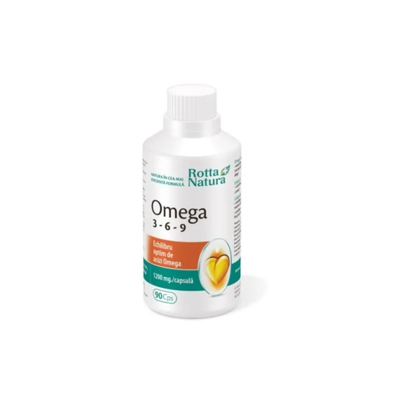 Omega 3 - 6 - 9, 90 capsule, Rotta Natura — preț și oferte
