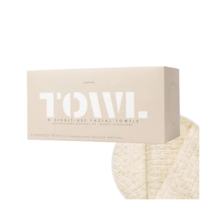 Prosoape faciale de unica folosinta Bamboo, 80 bucati, Towl — preț și oferte