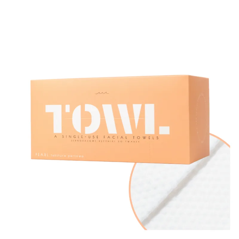 Prosoape faciale de unica folosinta Pearl, 80 bucati, Towl — preț și oferte