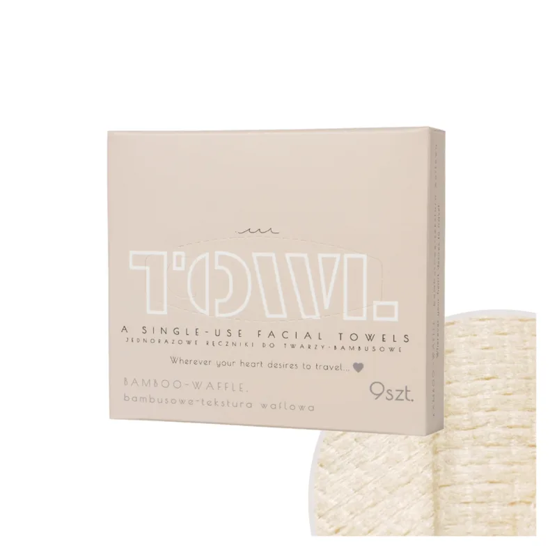 Prosoape faciale de unica folosinta Bamboo, 9 bucati, Towl — preț și oferte